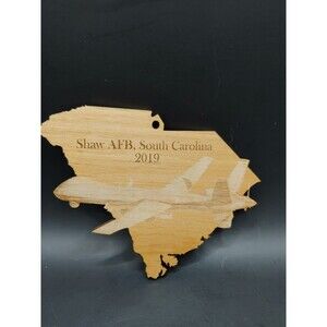 Shaw AFB, South Carolina Wooden Ornament Featuring Aircraft